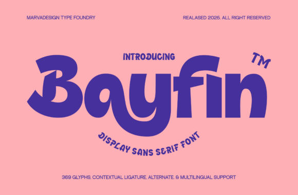 Bayfin: The Bold Display Typeface for Modern Web Design