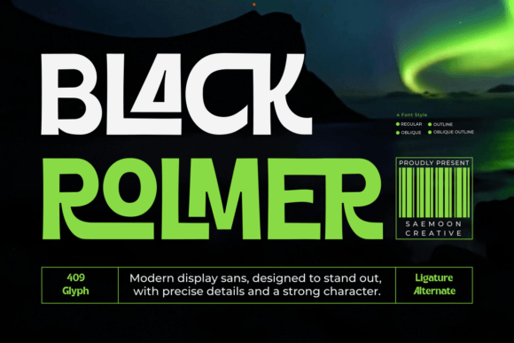 Black Rolmer: The Bold Typeface That Elevates Handmade Branding