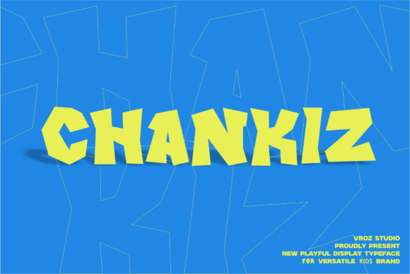 Chankiz: The Bold Display Typeface That Powers Kids' Campaigns