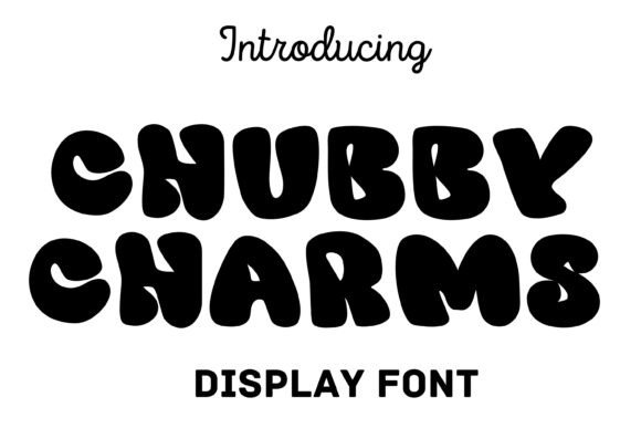 Chubby Charms: The Handwritten Display Typeface for Bold Editorial Design