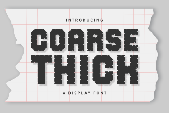 Coarse Thick: The Bold Typeface for Impactful Web Design