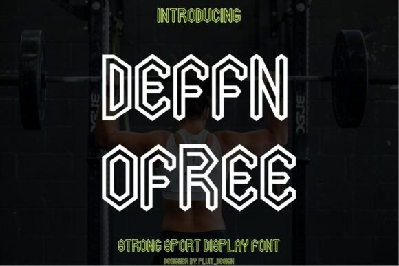 Deffn Ofree: A Bold Display Font for High-Energy Branding