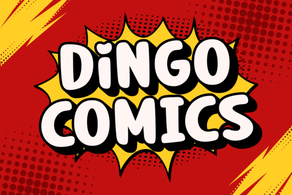 Dingo Comics: The Playful Display Typeface for Handmade Brands