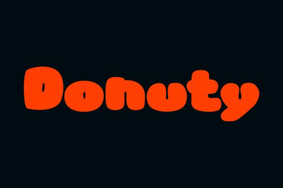 Donuty: The Playful Display Font for Modern Web Design