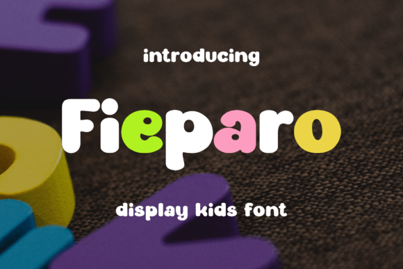 Fieparo: The Bold Display Font That Brings Playful Energy to Branding