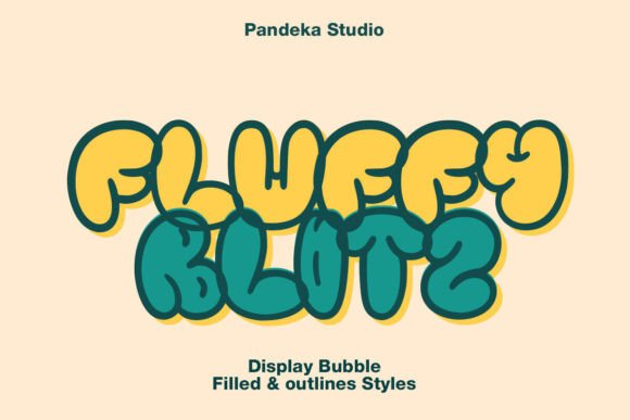 Fluffy Blitz: The Bold Display Typeface for Vibrant Editorial Design