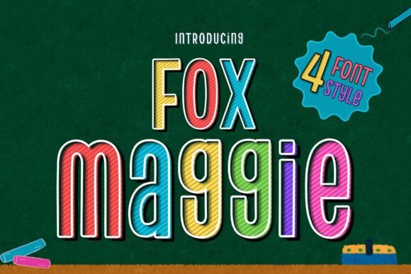 Fox Maggie: The Playful Display Font for Handmade Brands