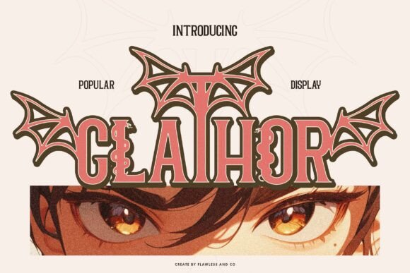 Glathor: A Gothic Fantasy Display Font for Bold Branding
