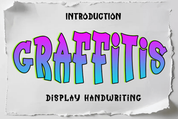 Graffitis: A Bold Display Typeface for Vibrant Brand Identity