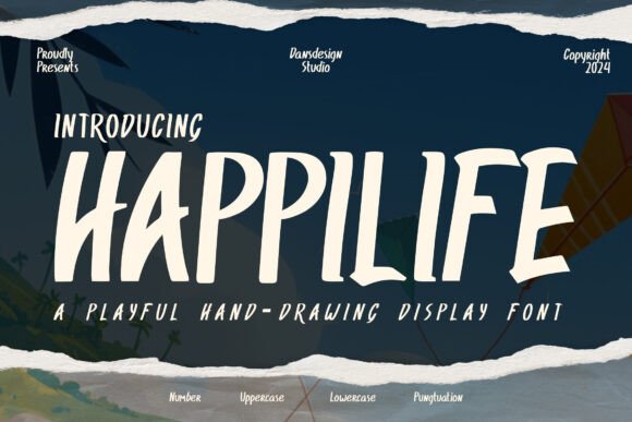 Happilife: The Perfect Display Font for Sunny Brand Identities