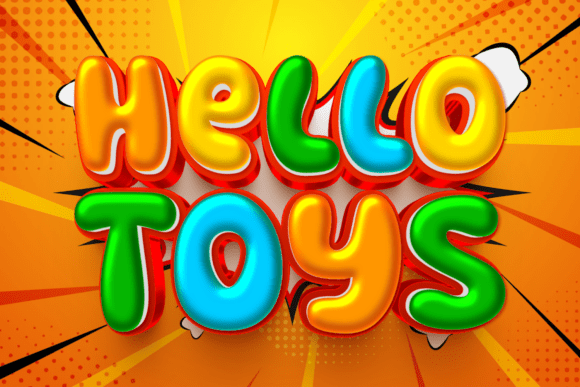 Hello Toys: A Playful Display Font for Vibrant Web Designs