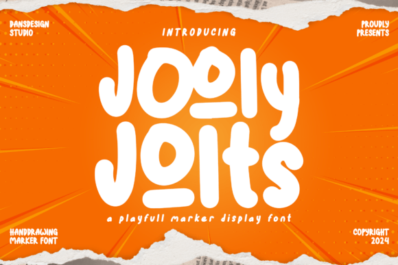 Jooly Jolt: The Playful Display Font for Vibrant Editorial Design