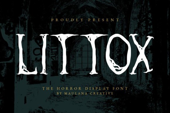 Littox: The Spine-Chilling Display Typeface for Digital Horror