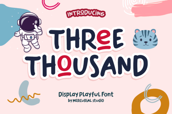 Three Thousand: The Playful Display Font for Handmade Branding