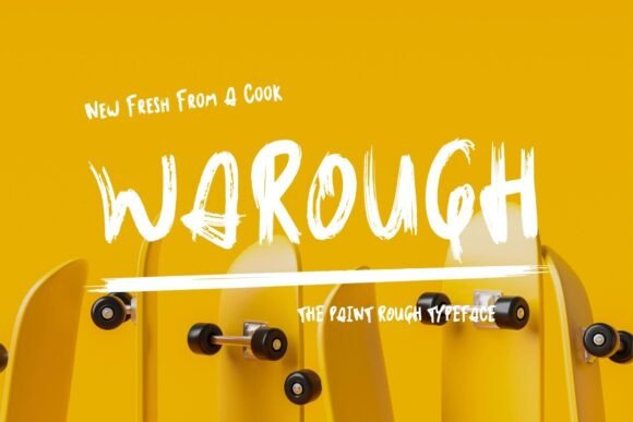 Warough Font Review: A Rugged Display Typeface for Bold Branding